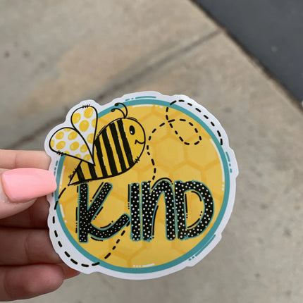 10 Pack Happy Mail “Bee Kind” Custom Matte Vinyl Stickers - Kim's Korner Wholesale