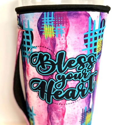 20 OZ Bless Your Heart Insulated Cup Cover Sleeve - Kim's Korner Wholesale