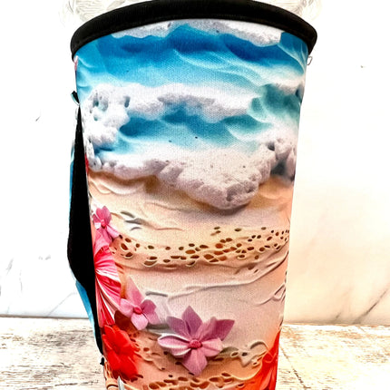 20 OZ Bright Butterfly Insulated Cup Cover Sleeve - Kim's Korner Wholesale