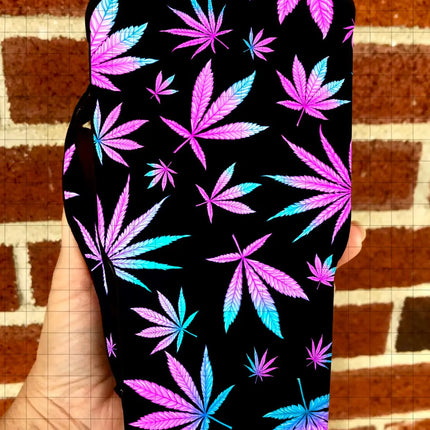 20 OZ Bright Cannabis Weed Insulated Cup Cover Sleeve - Kim's Korner Wholesale