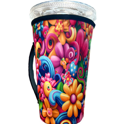 20 OZ Fun Day Abstract Insulated Cup Cover Sleeve Kim's Korner Wholesale