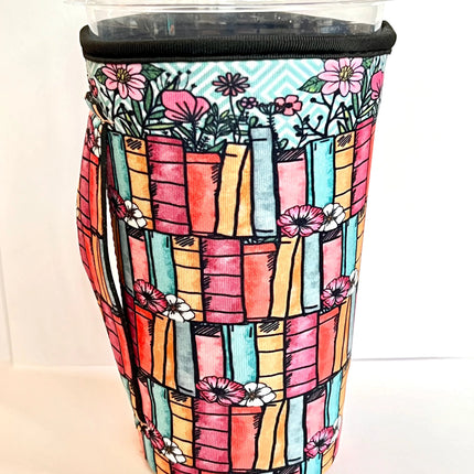 20 OZ Garden of Books Insulated Cup Cover Sleeve - Kim's Korner Wholesale