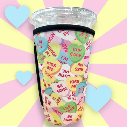 20 OZ Hearts & Quotes Cup Cover Sleeve Kim's Korner Wholesale