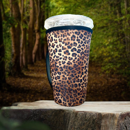 20 OZ OHHHH Leopard NEW  Insulated Cup Cover Sleeve Kim's Korner Wholesale