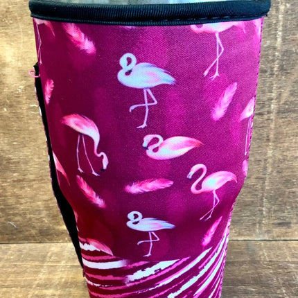 20 OZ Pink Flamingo Cup Cover - Kim's Korner Wholesale