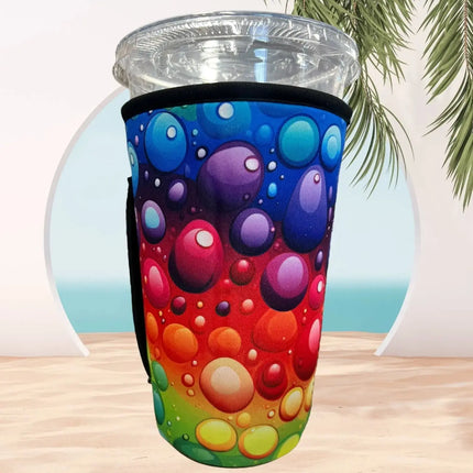 20 OZ Vibrant Bubbles Insulated Cup Cover Sleeve