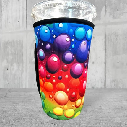 20 OZ Vibrant Bubbles Insulated Cup Cover Sleeve - Kim's Korner Wholesale -