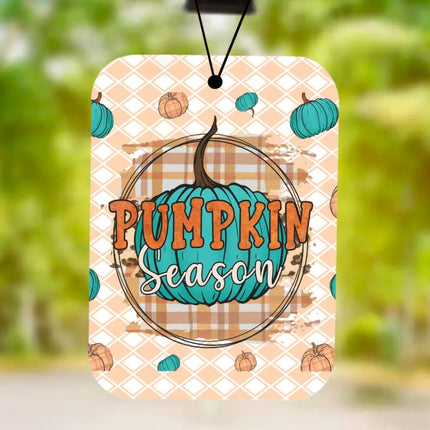 3 PACK Country Pumpkin Season  ~ Car Air Freshener Freshie ~ Pumpkin Latte Kim's Korner Wholesale