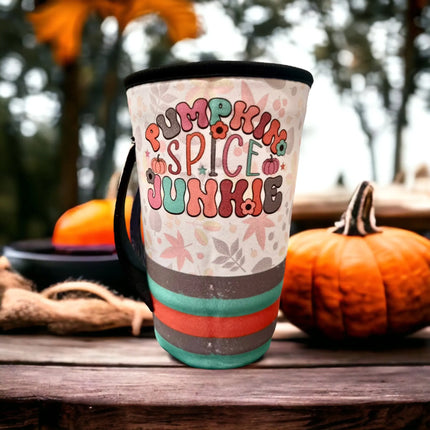 30 OZ / Pumpkin Spice Junkie Cup Cover Sleeve Cup Cover Sleeve Kim's Korner Wholesale