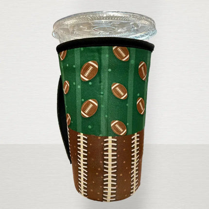 30 OZ Laces & Balls Football  Insulated Cup Cover Sleeve - Kim's Korner Wholesale