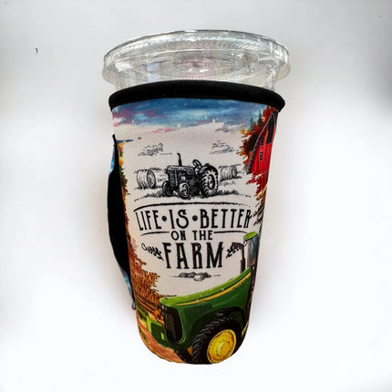 30 OZ Life is Better on the Farm Cup Cover Sleeve Kim's Korner Wholesale