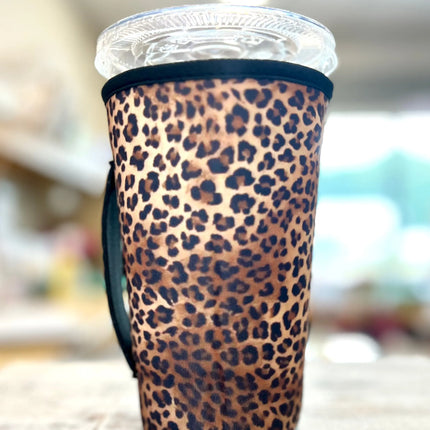 30 OZ OHHH Leopard  Insulated Cup Cover Sleeve Kim's Korner Wholesale