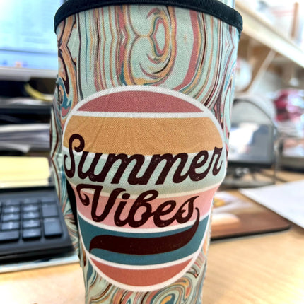 30 OZ Summer Vibes Insulated Cup Cover - Kim's Korner Wholesale