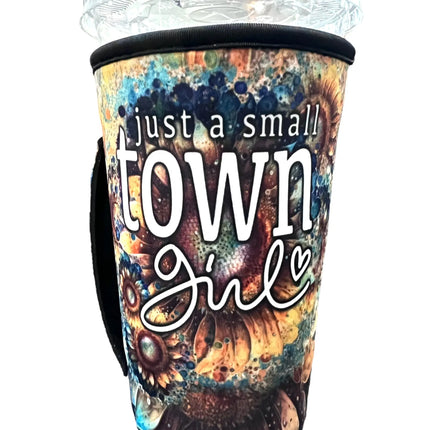 30 OZ Sunflower Small Town Girl  Insulated Cup Cover Sleeve Kim's Korner Wholesale