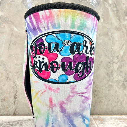 30 OZ YOU ARE ENOUGH Insulated Cup Cover - Kim's Korner Wholesale