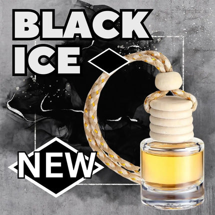 Black Ice is here! Car Home Fragrance Diffuser All Natural Coconut Oil Freshener Air Home Long Lasting Scent Smell Kim's Korner Wholesale