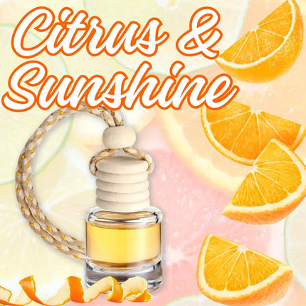 Citrus & Sunshine Car Home Fragrance Diffuser All Natural Coconut Oil Freshener Air Home Kim's Korner Wholesale