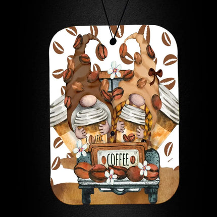 Coffee Gnome ~ Car Air Freshener Kim's Korner Wholesale