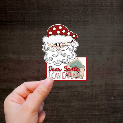 Dear Santa 🎄Exclusive Custom Vinyl Sticker 10 Pack - Kim's Korner Wholesale