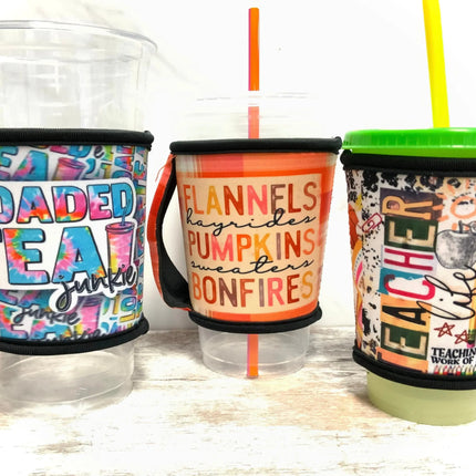 Handled Cup Sleeves Insulated & Vibrant Kim's Korner Wholesale