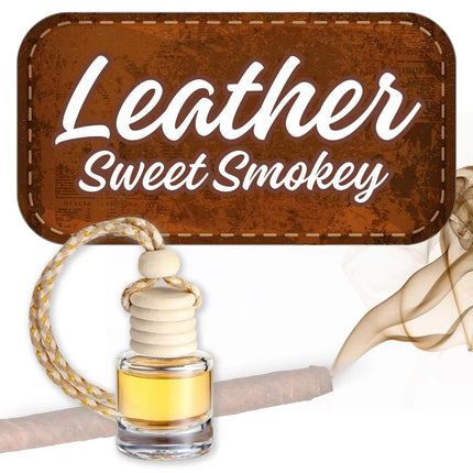 Leather (sweet & smoky) Classic! Car Home Fragrance Diffuser All Natural Coconut Oil Freshener Air Home Kim's Korner Wholesale