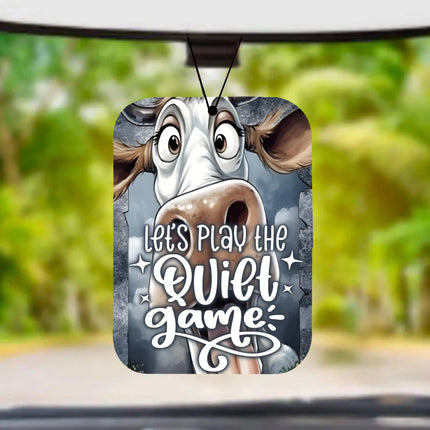 Let's Play the Quiet Game ~ Car Air Freshener Kim's Korner Wholesale