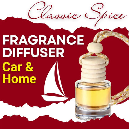 Original Spice (smells like Old Spice original) Car Home Fragrance Diffuser All Natural Coconut Oil Freshener Air Home Long Lasting Scent Smell Kim's Korner Wholesale