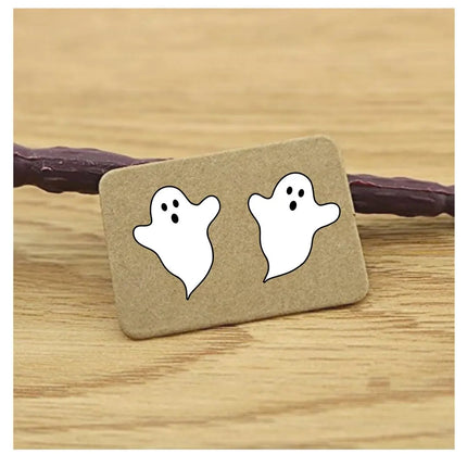 RESERVE Our Custom Spooky Ghost Halloween Acrylic Laser Cut Earrings Due 8/1 Kim's Korner Wholesale