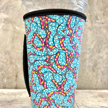 20 OZ *new* FLIP FLOPS Insulated Cup Cover - Kim's Korner Wholesale