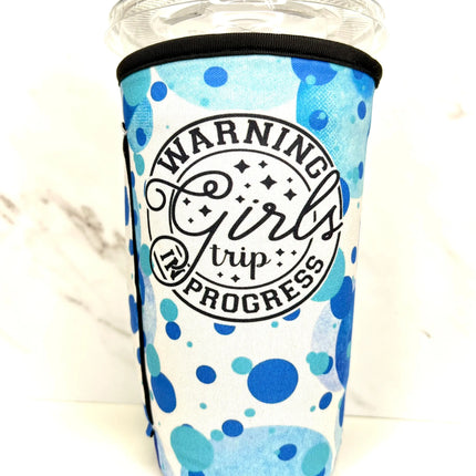 20 OZ Girls Trip Warning Insulated Cup Cover Sleeve - Kim's Korner Wholesale
