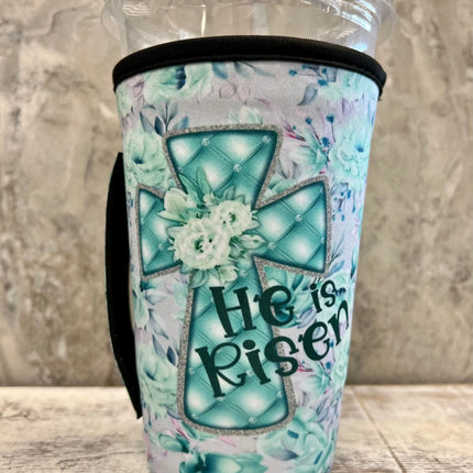 20 OZ He is RISEN Insulated Cup Cover - Kim's Korner Wholesale