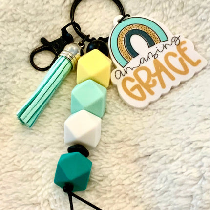 Amazing Grace ~ Custom Keychain *NEW & IN STOCK** - Kim's Korner Wholesale