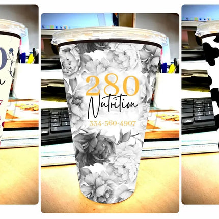 Custom Cup Covers *Your Artwork* 16, 20 or 30 ounce - Kim's Korner Wholesale