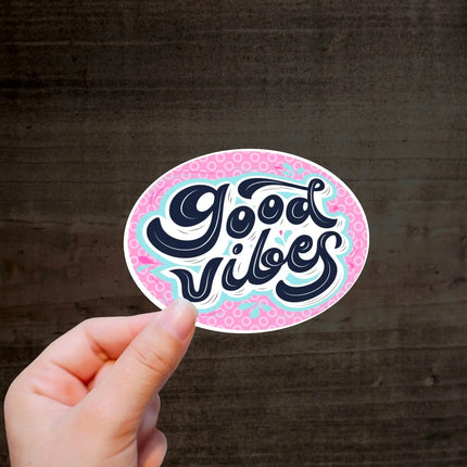Good Vibes 🌟 Exclusive Custom Vinyl Sticker 10 Pack - Kim's Korner Wholesale