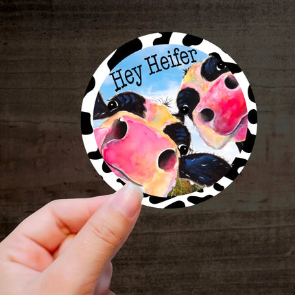Hey Heifer 🐮 Cow🧋 Exclusive Custom Vinyl Sticker 10 Pack - Kim's Korner Wholesale