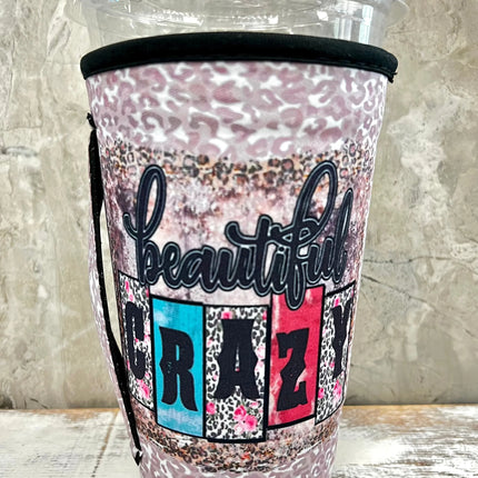 **NEW** 20 OZ Beautiful Crazy Insulated Cup Cover - Kim's Korner Wholesale