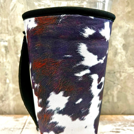**NEW** 20 OZ New Rich Cowhide Insulated Cup Cover - Kim's Korner Wholesale