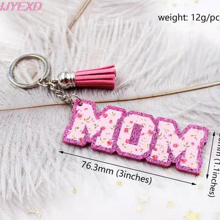 NEW Glitter Mom & Mama Earrings / Keychains Kim's Korner Wholesale