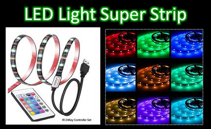 RTS LED Light Super Strips 6.5ft- amazing in person! Kim's Korner Wholesale