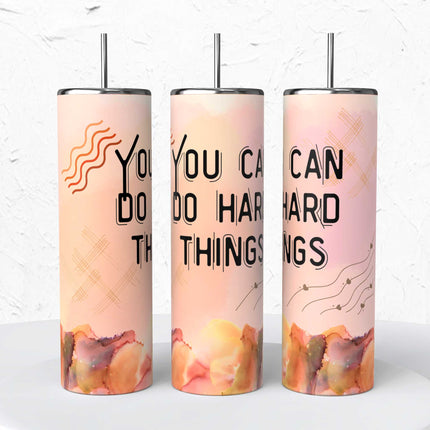 You Can Do Hard Things  Exclusive ~ 20 OZ Tumbler Kim's Korner Wholesale